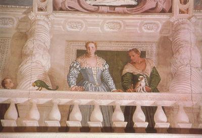 Paolo  Veronese Giustiana Barbaro and her Nurse (mk08) oil painting image